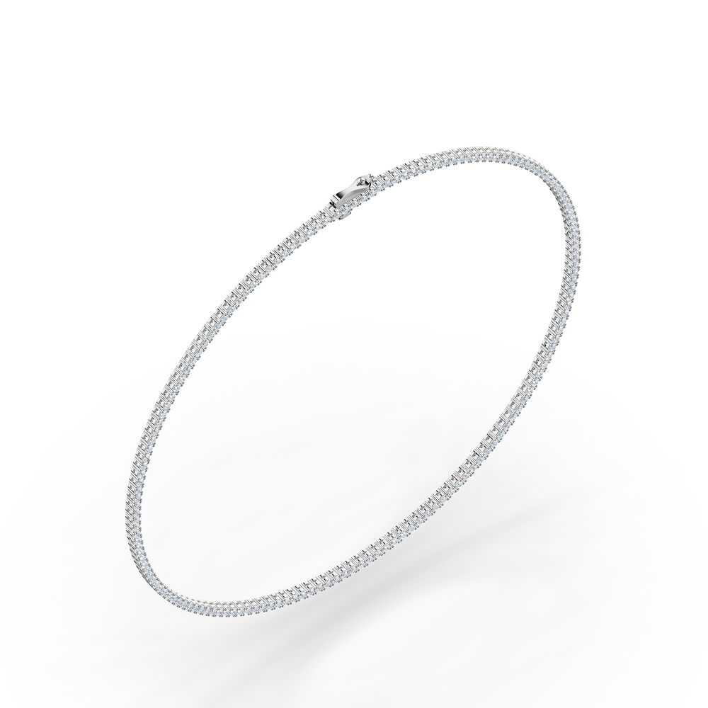 Tennis Lucente Necklace in 925 sterling silver