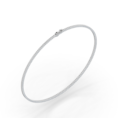 Tennis Lucente Necklace in 925 sterling silver