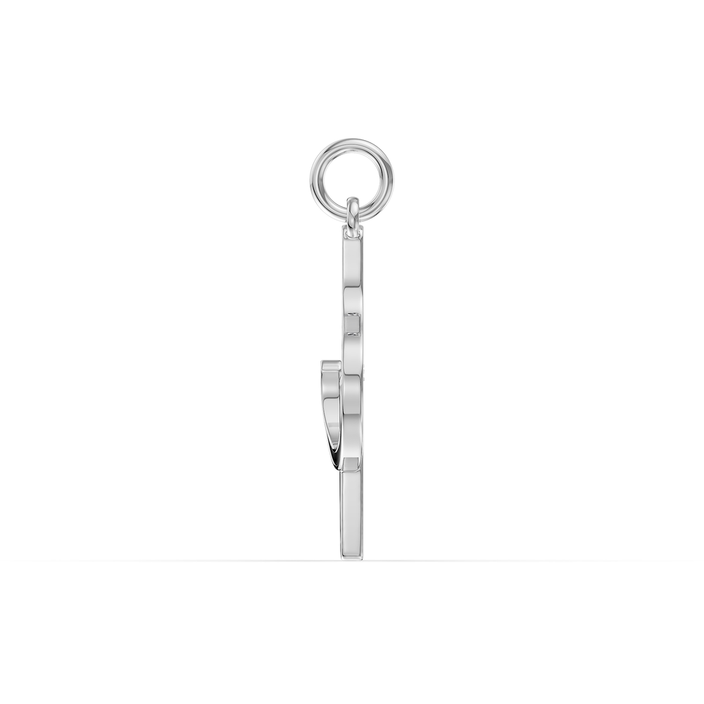 Orion Mizar Charm in 925 sterling silver, side view