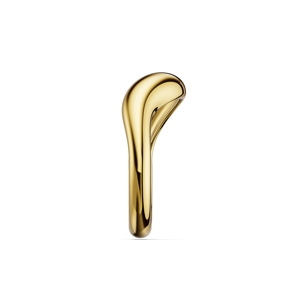 Basics Sestri Ring in 18kt gold vermeil over 925 sterling silver, side view