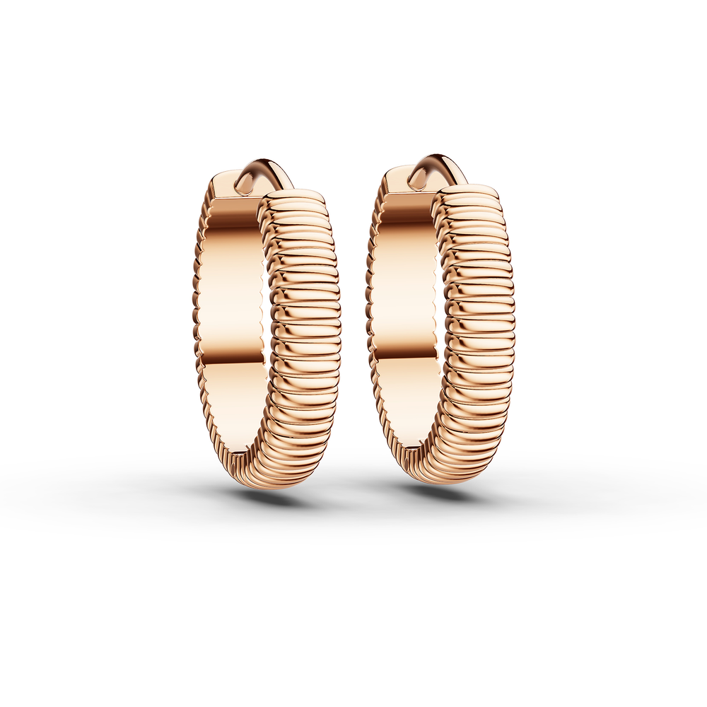 Basics Tindari Earrings in 18kt rose gold vermeil over 925 sterling silver