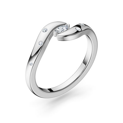 Helix Riccio Ring in 925 sterling silver