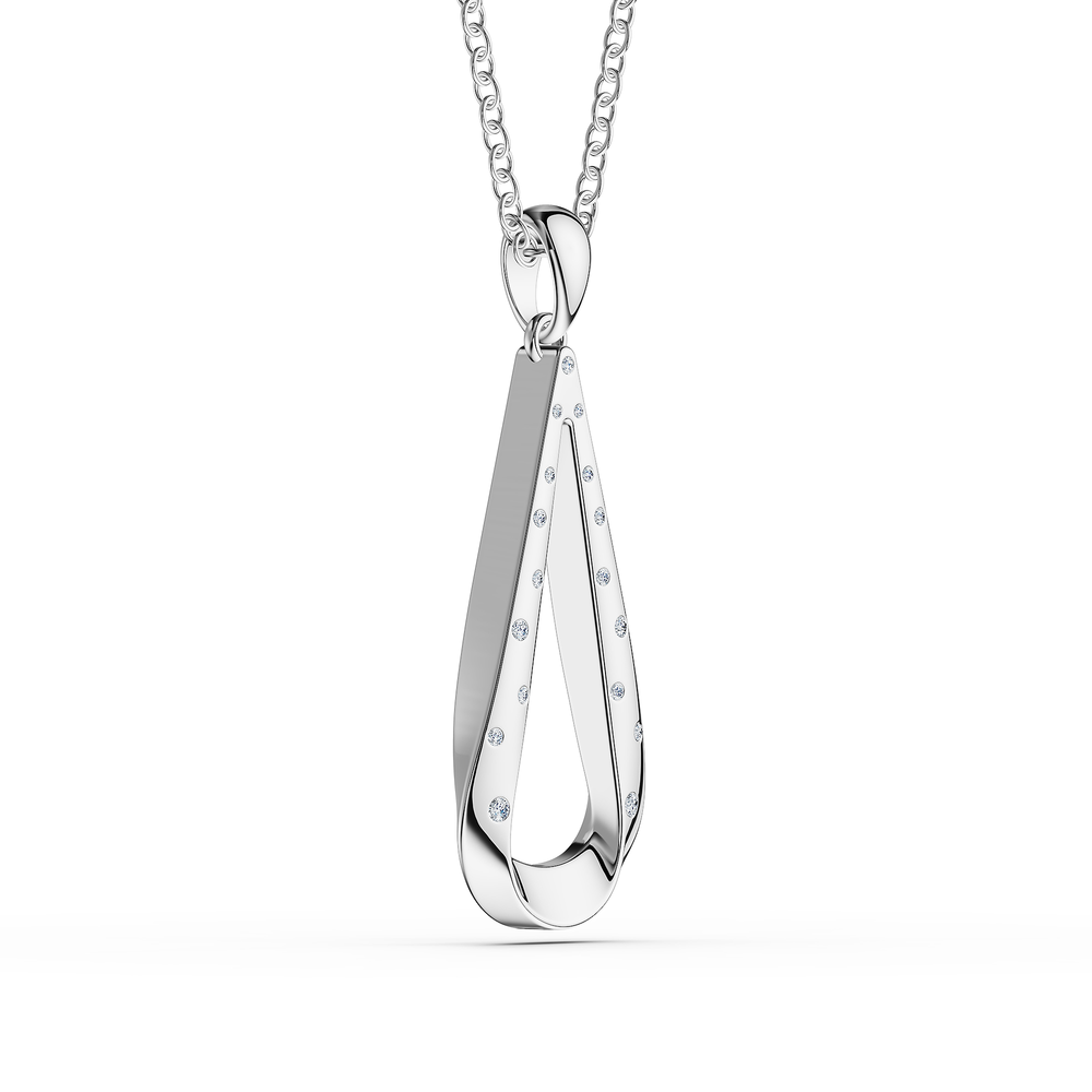 Helix Intreccio Pendant in 925 sterling silver