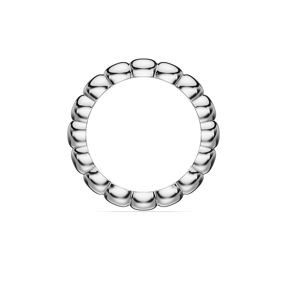 Basics Duino Ring in 925 sterling silver, front view