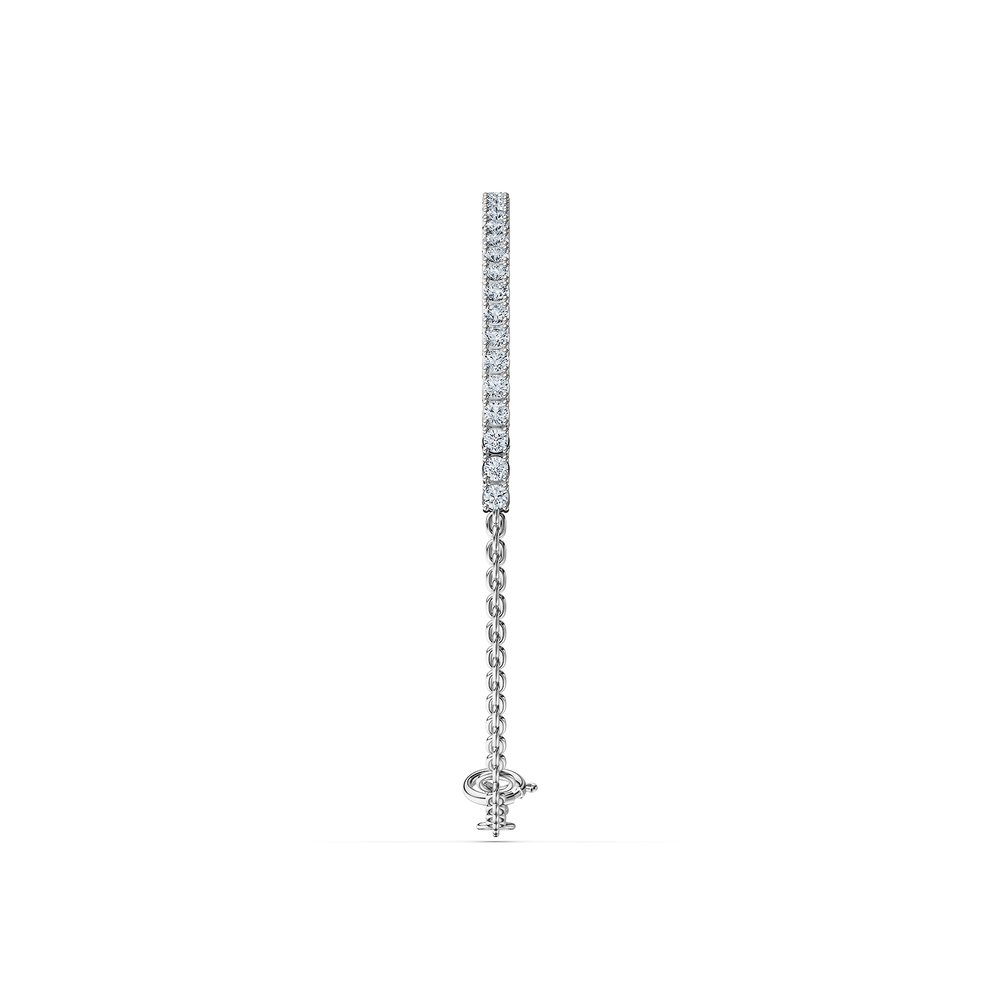 Tennis Chiara Bracelet in 925 sterling silver, side view