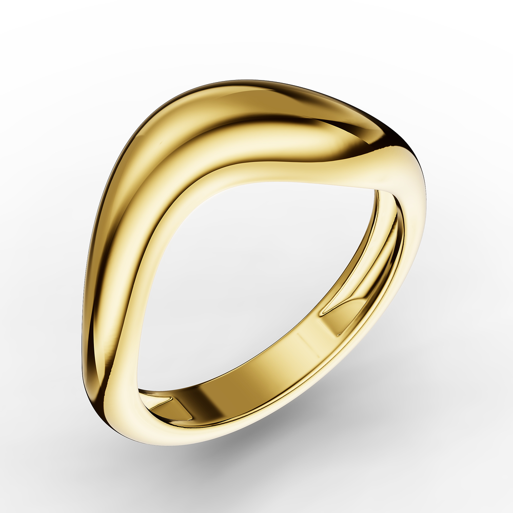 Basics Sestri Ring in 18kt gold vermeil over 925 sterling silver