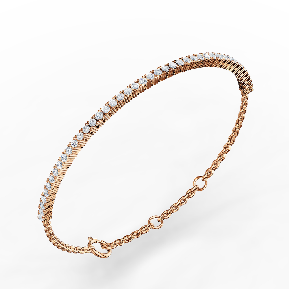 Tennis Perpetua Bracelet in 18kt rose gold vermeil over 925 sterling silver