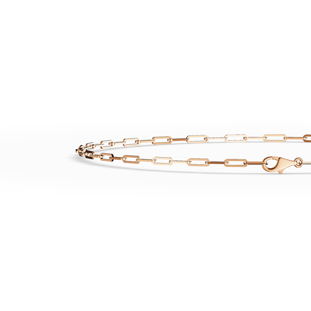 Basics Vieste Chain in 18kt rose gold vermeil over 925 sterling silver, close-up
