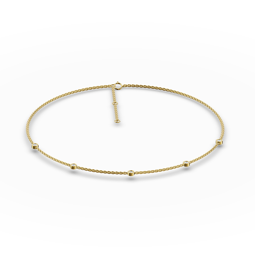 Basics Murano Chain in 18kt gold vermeil over 925 sterling silver, top view