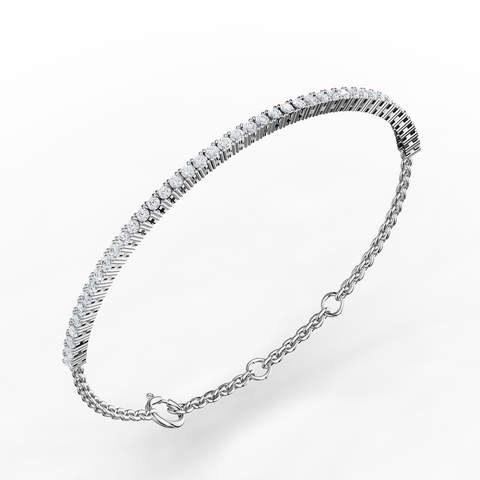 Tennis Perpetua Bracelet in 925 sterling silver
