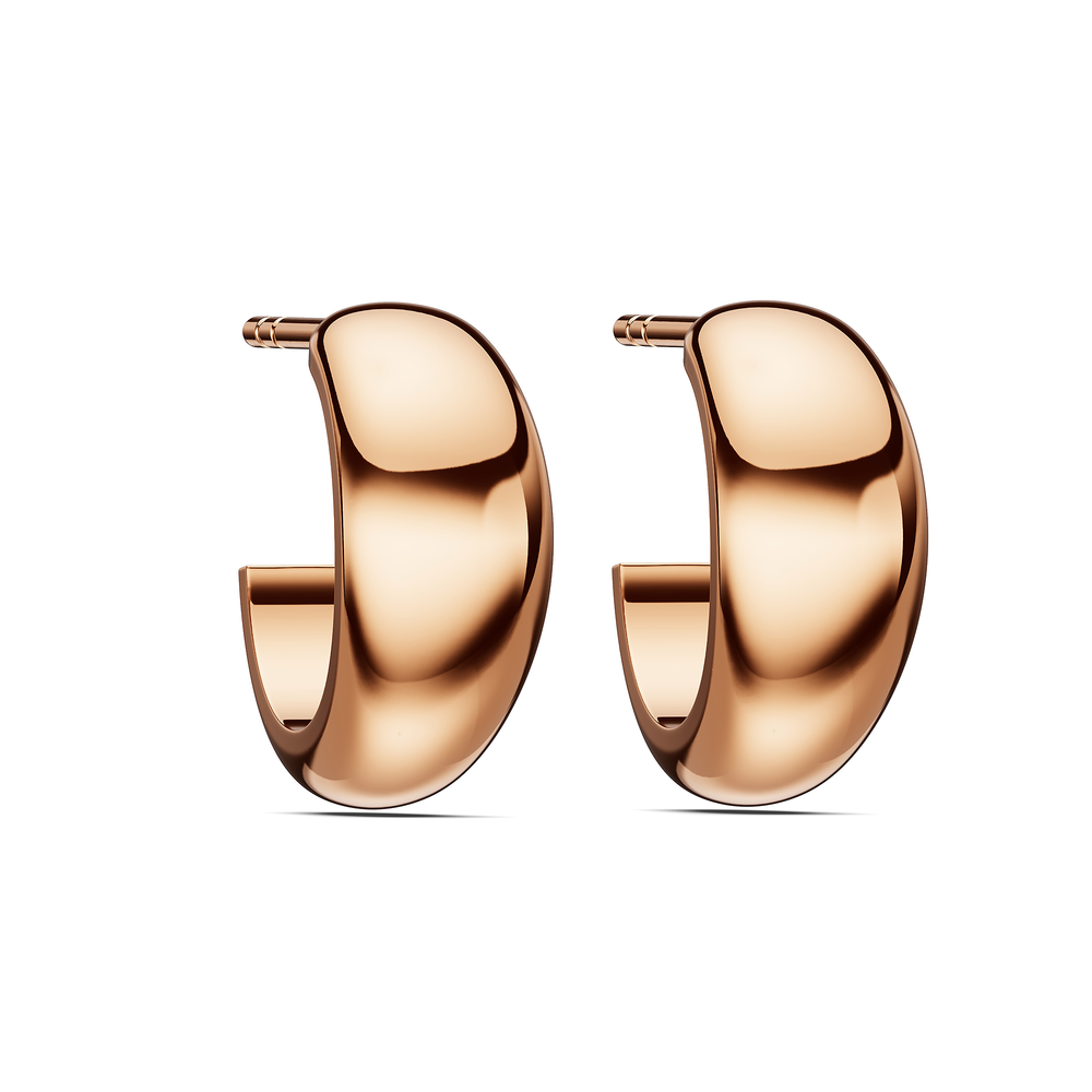 Basics Bellagio Earrings in 18kt rose gold vermeil over 925 sterling silver