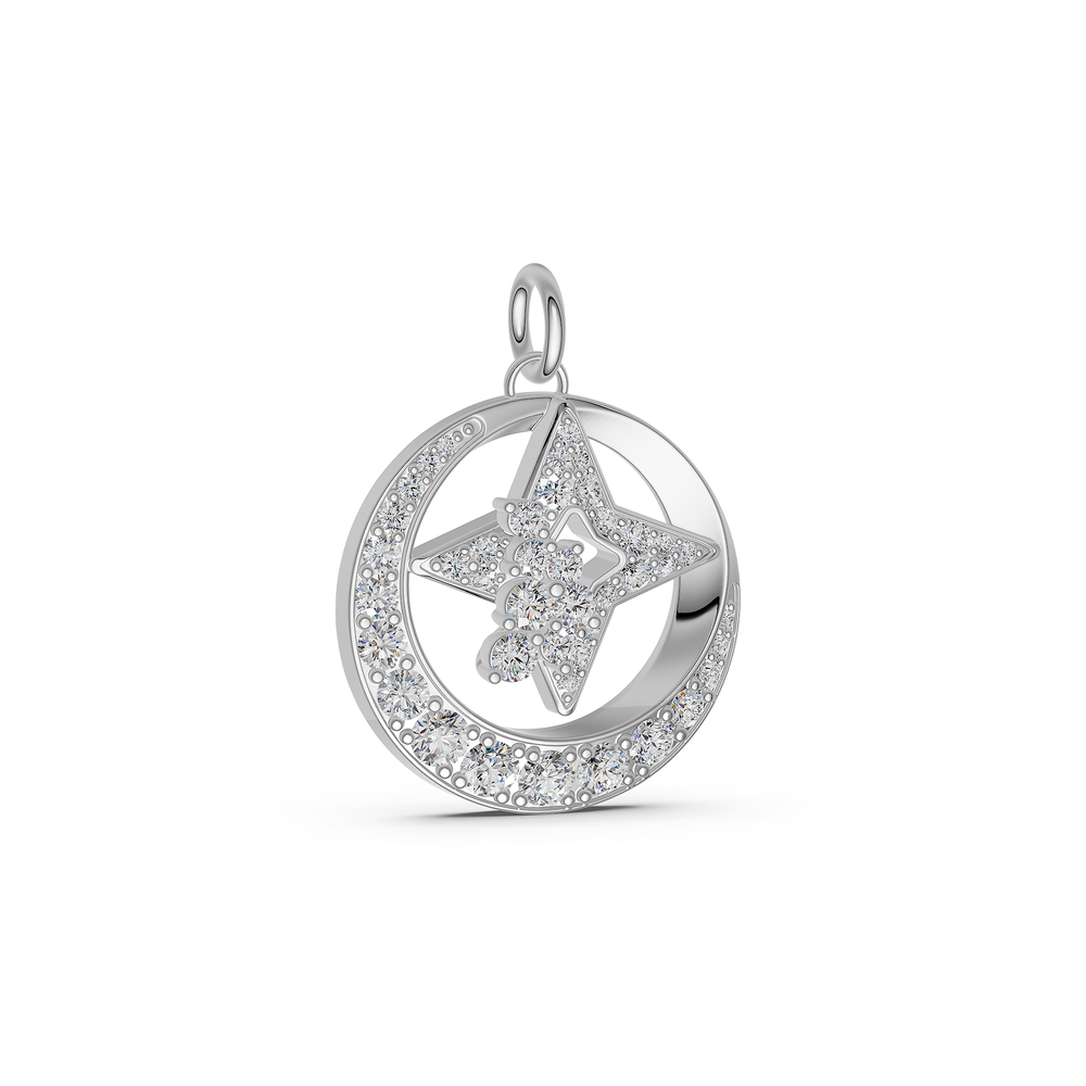 Orion Castor Charm in 925 sterling silver