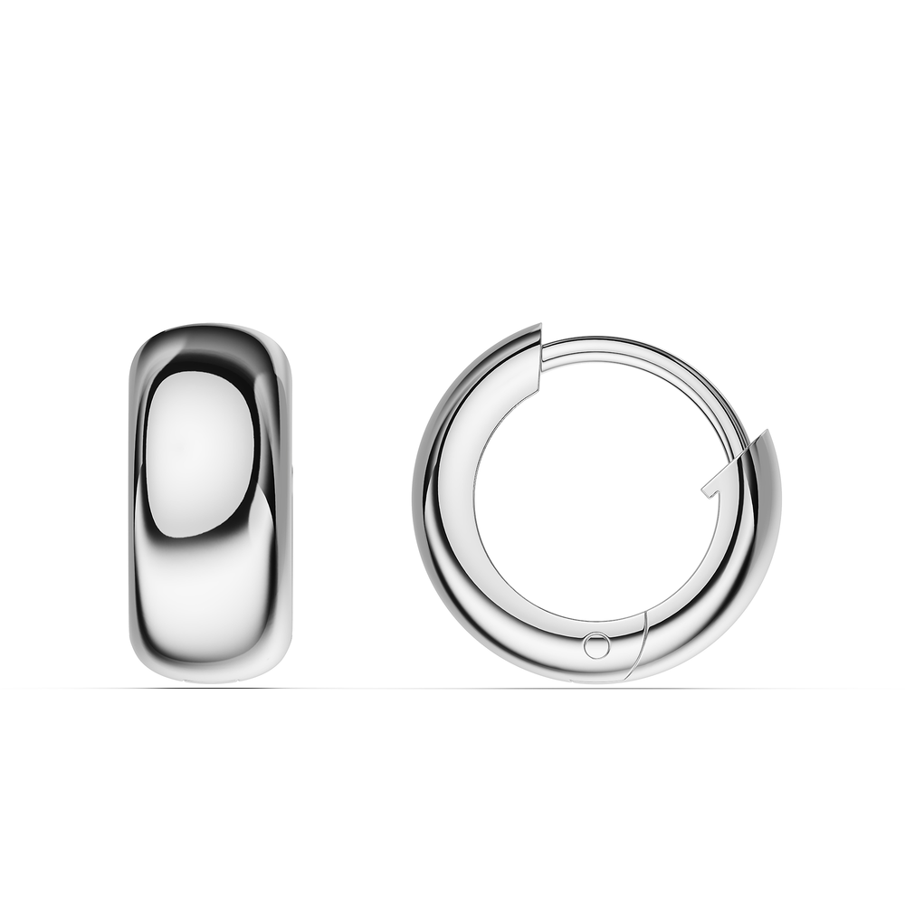 Basics Cervo Earrings in 925 sterling silver, side view