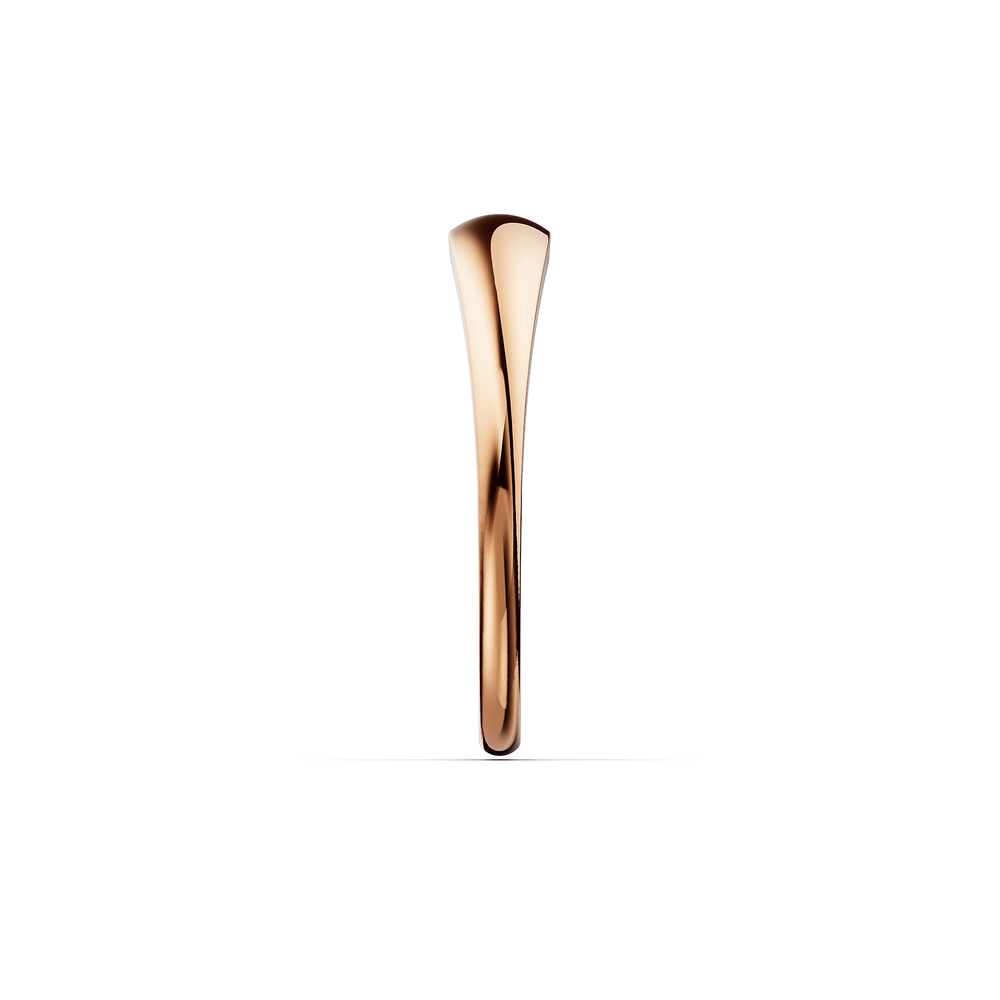Basics Amalfi Ring in 18kt rose gold vermeil over 925 sterling silver, side view
