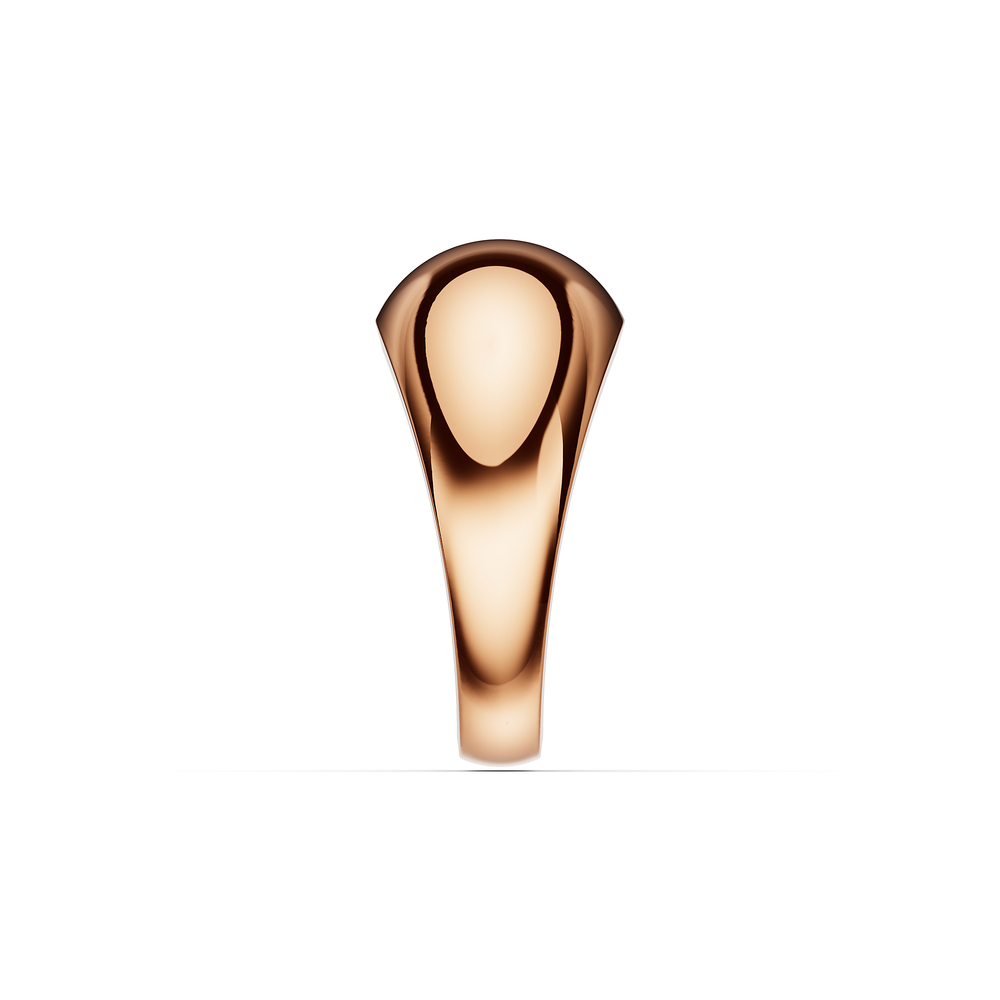 Basics Gaeta Ring in 18kt rose gold vermeil over 925 sterling silver, side view
