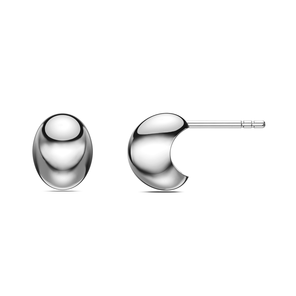 Basics Menaggio Earrings in 925 sterling silver, side view