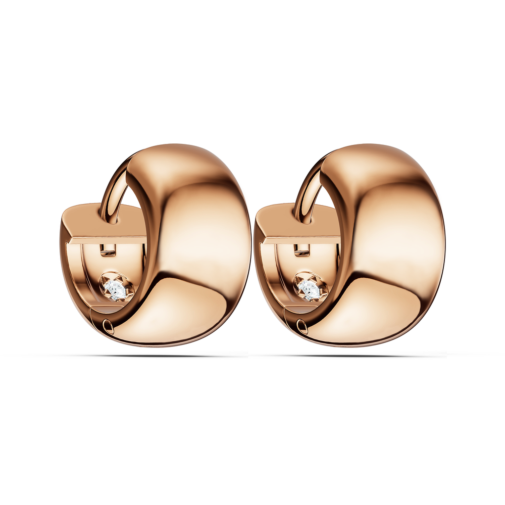 Basics Spargi Earrings in 18kt rose gold vermeil over 925 sterling silver