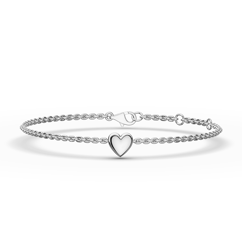 Basics Fano Bracelet in 925 sterling silver, top view
