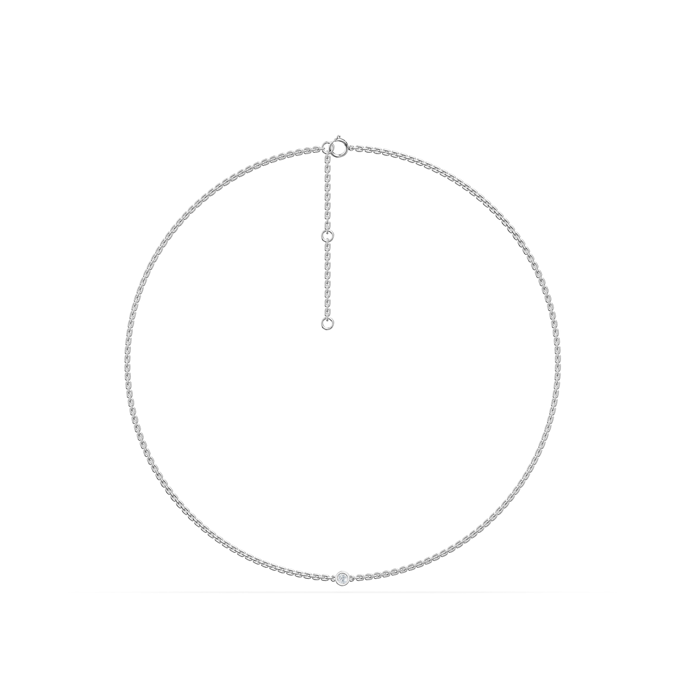 Basics Tellaro Chain in 925 sterling silver, front view