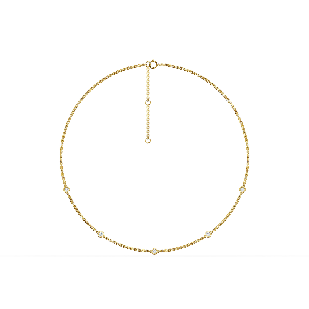 Basics Murano Chain in 18kt gold vermeil over 925 sterling silver, front view