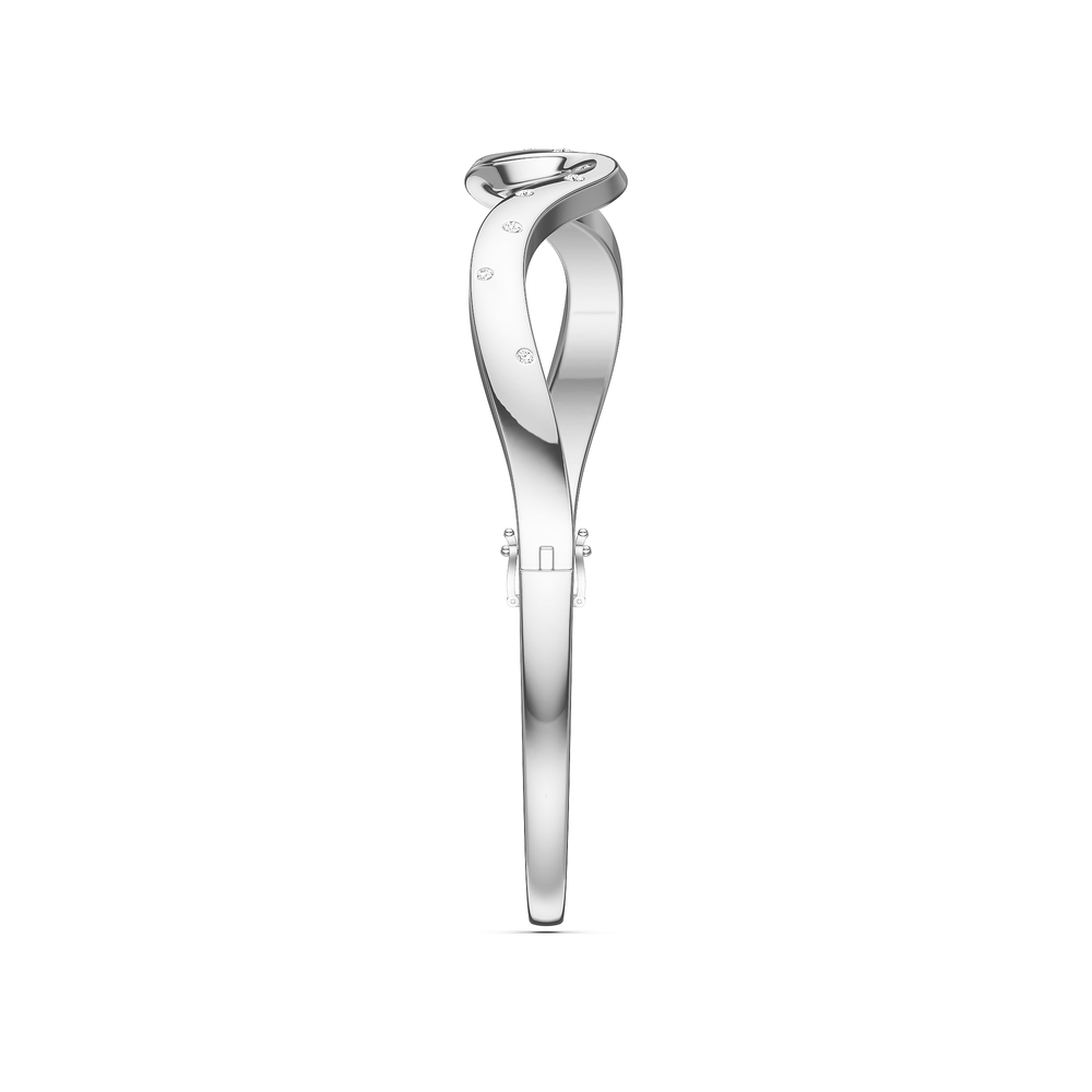 Helix Voluta Bracelet in 925 sterling silver, side view