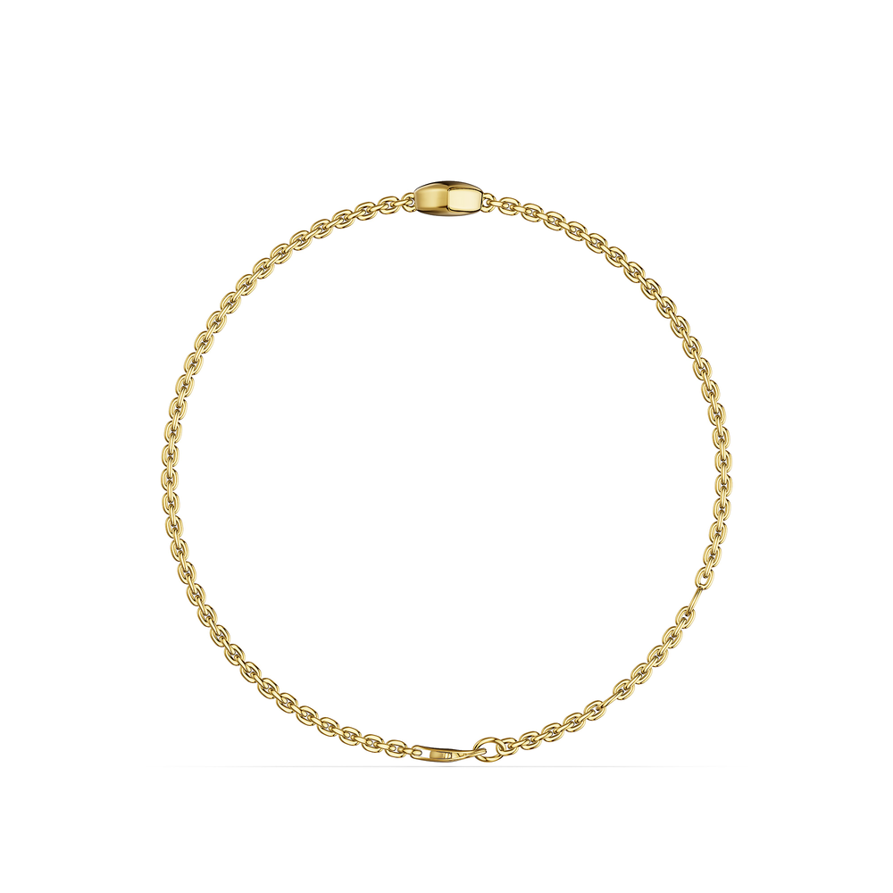 Basics Fano Bracelet in 18kt gold vermeil over 925 sterling silver, front view