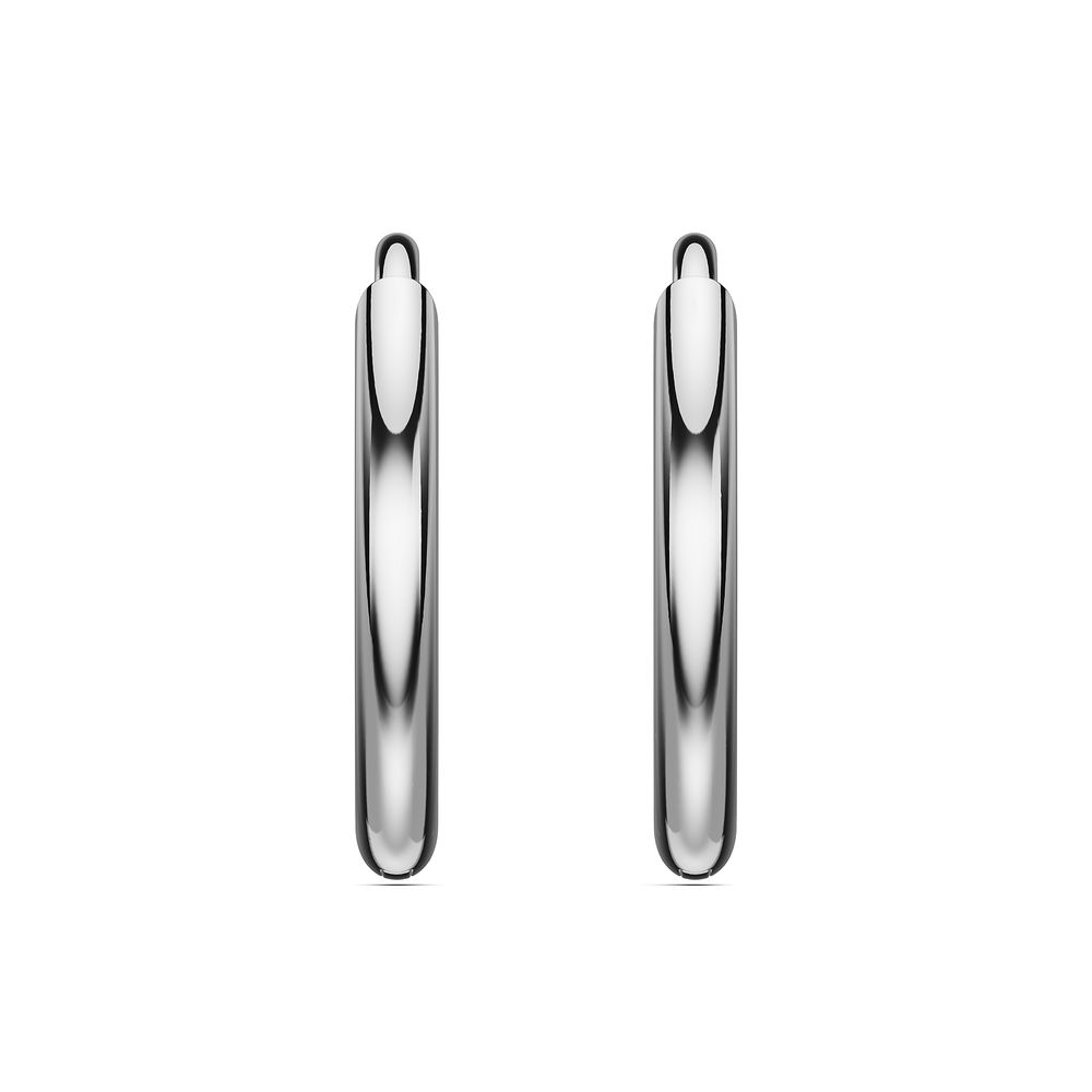 Basics Bacoli Earrings in 925 sterling silver, front view