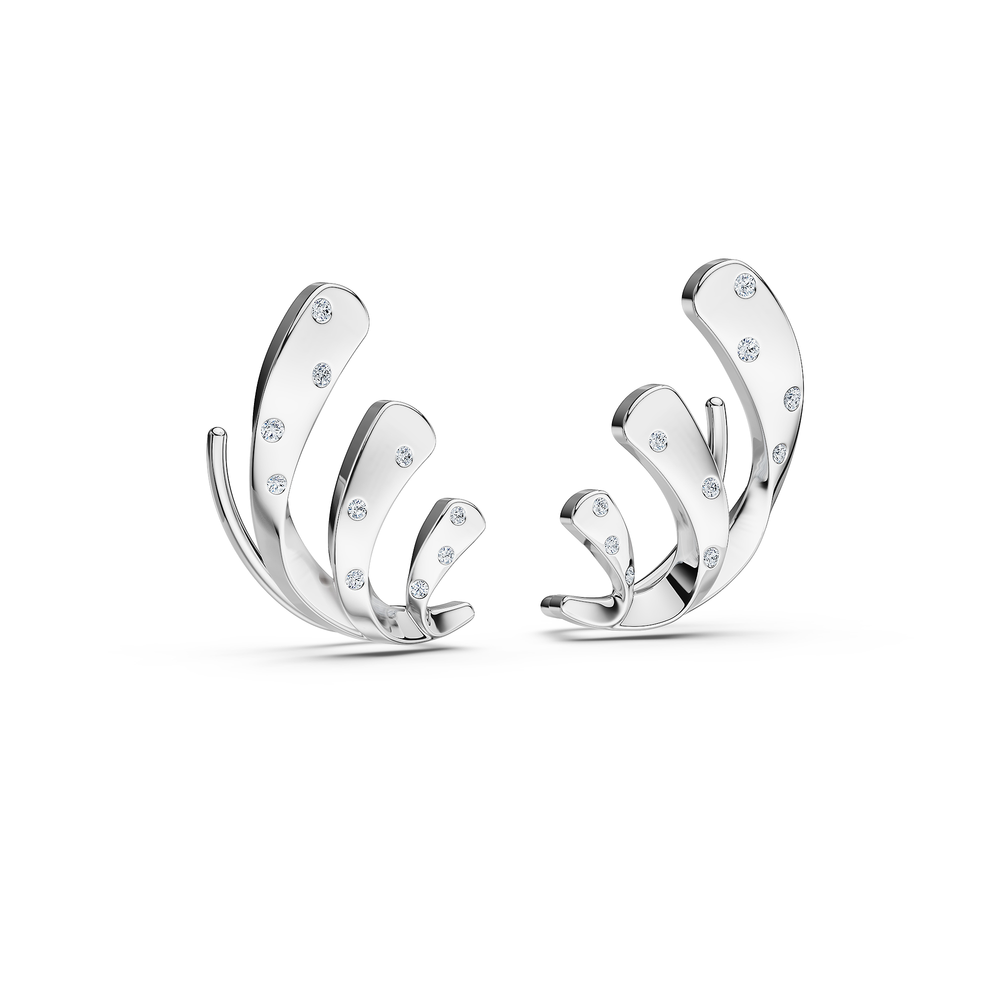 Helix Voluta Earrings in 925 sterling silver