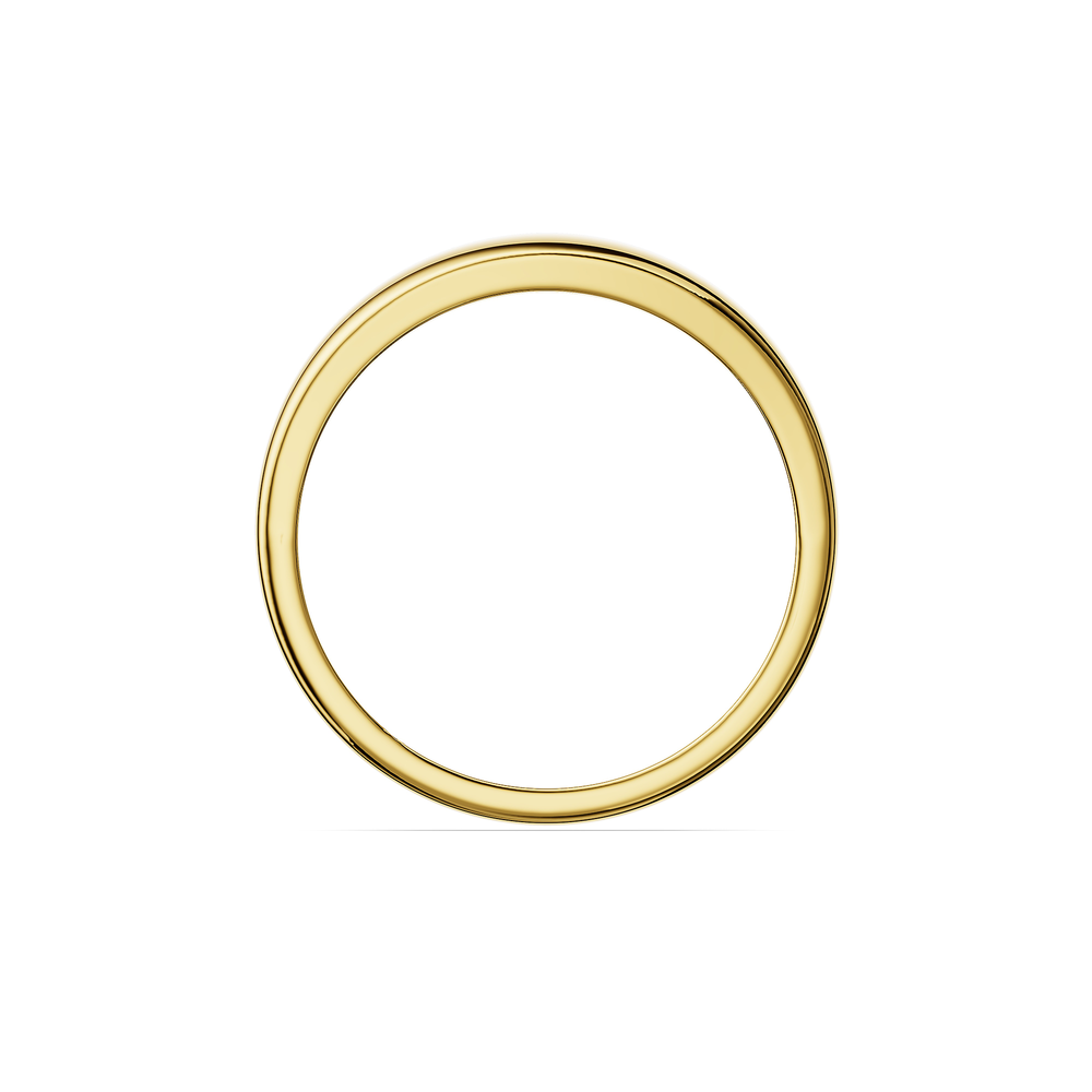 Basics Amalfi Ring in 18kt gold vermeil over 925 sterling silver, front view
