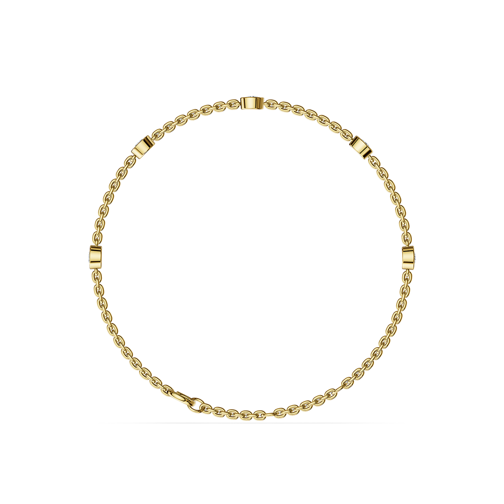 Basics Portofino Bracelet in 18kt gold vermeil over 925 sterling silver, front view