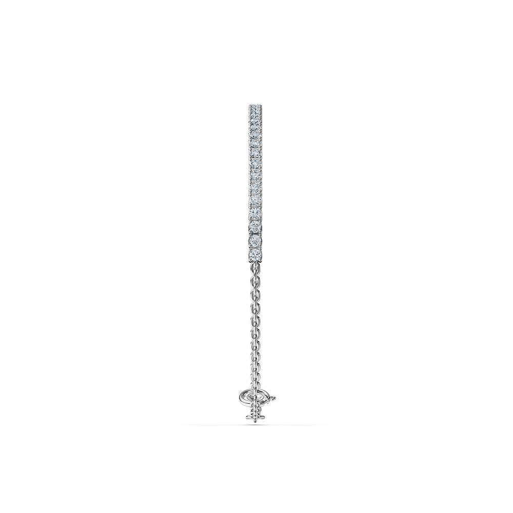 Tennis Aurea Bracelet in 925 sterling silver, side view