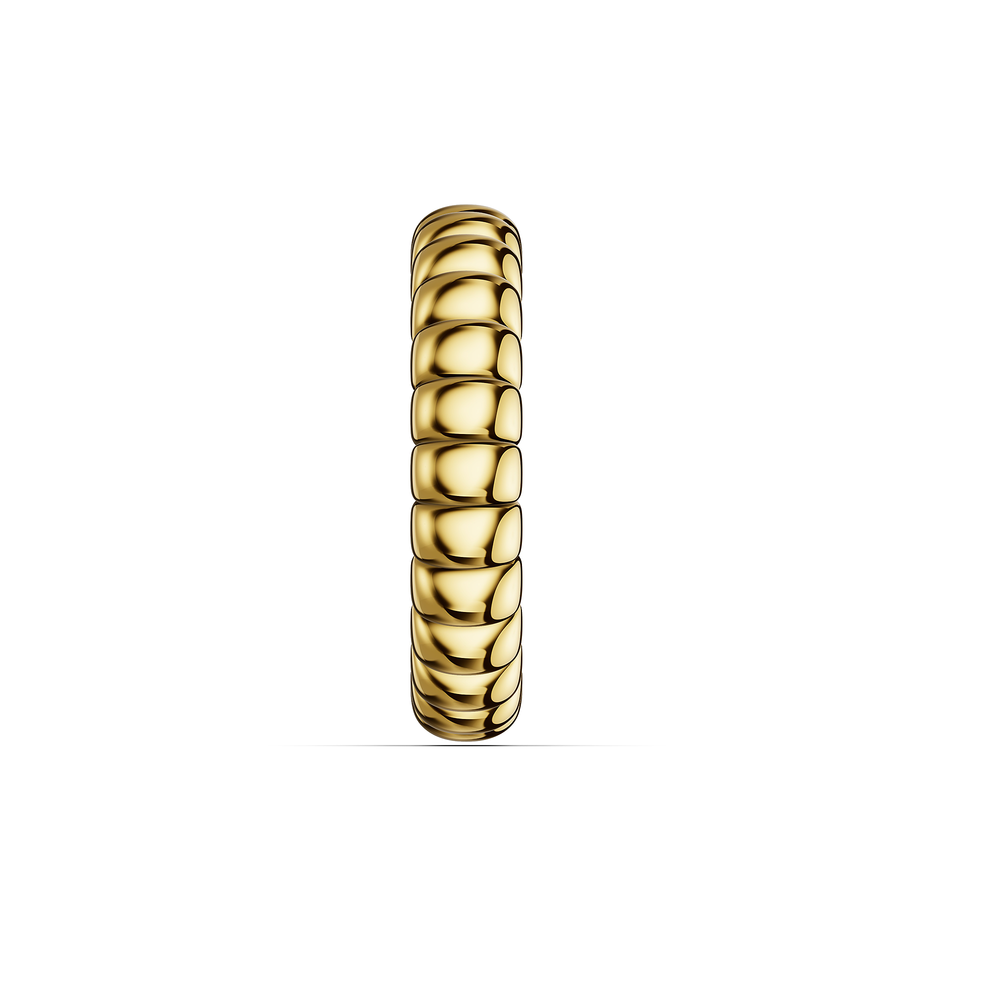 Basics Alghero Ring in 18kt gold vermeil over 925 sterling silver, side view