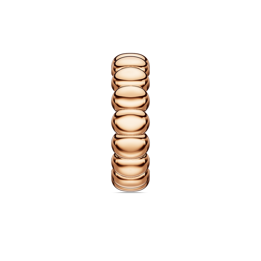 Basics Duino Ring in 18kt rose gold vermeil over 925 sterling silver, side view