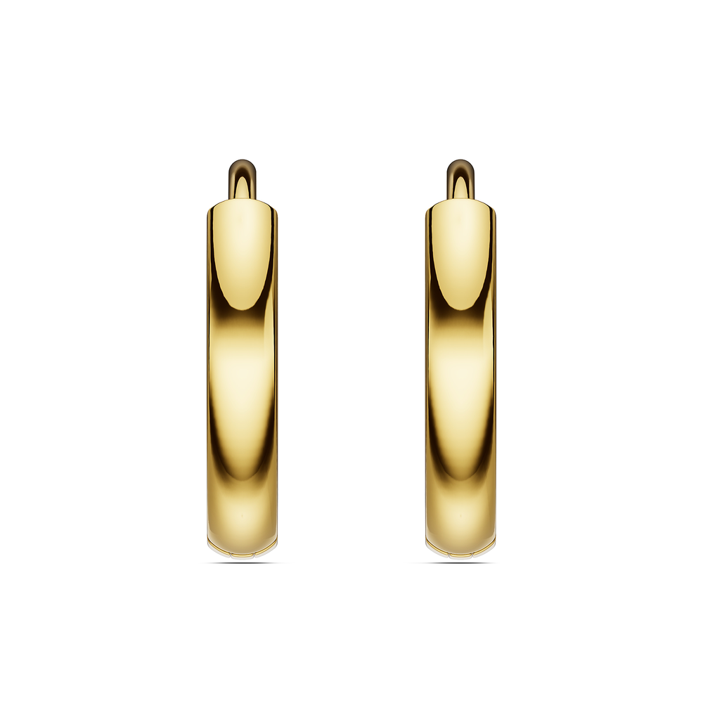 Basics Varenna Earrings in 18kt gold vermeil over 925 sterling silver, front view