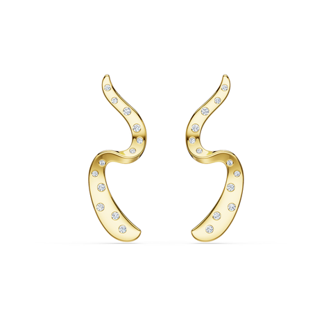 Helix Girandola Earrings in 18kt gold vermeil over 925 sterling silver, front view