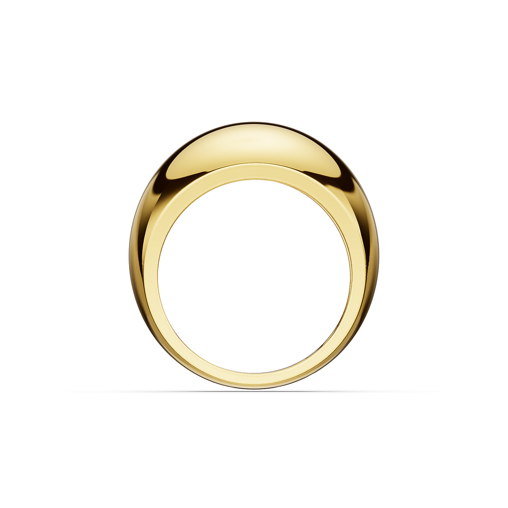 Basics Gaeta Ring in 18kt gold vermeil over 925 sterling silver, front view