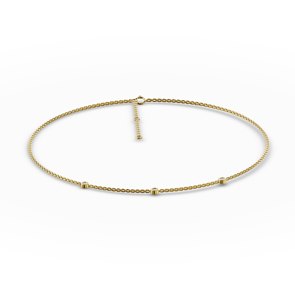 Basics Otranto Chain in 18kt gold vermeil over 925 sterling silver, top view