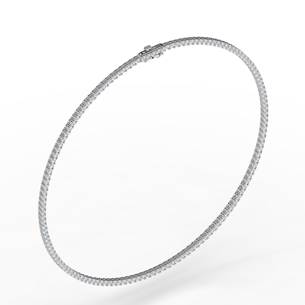 Tennis Scintilla Necklace in 925 sterling silver
