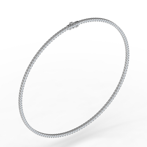 Tennis Scintilla Necklace in 925 sterling silver