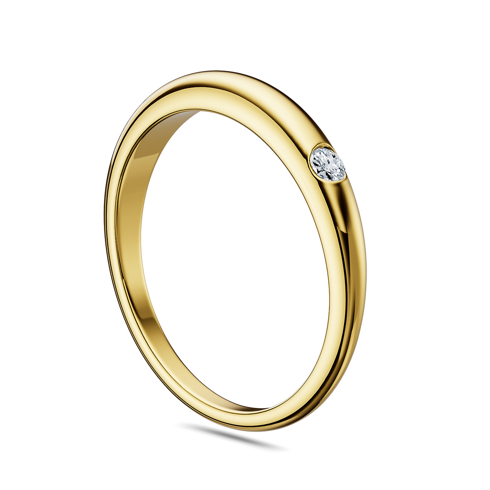 Basics Riva Ring in 18kt gold vermeil over 925 sterling silver