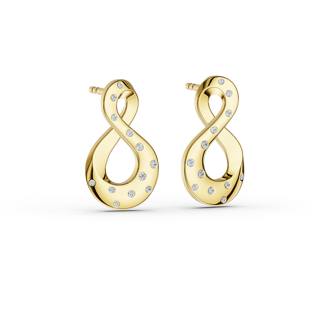 Helix Vortice Earrings in 18kt gold vermeil over 925 sterling silver