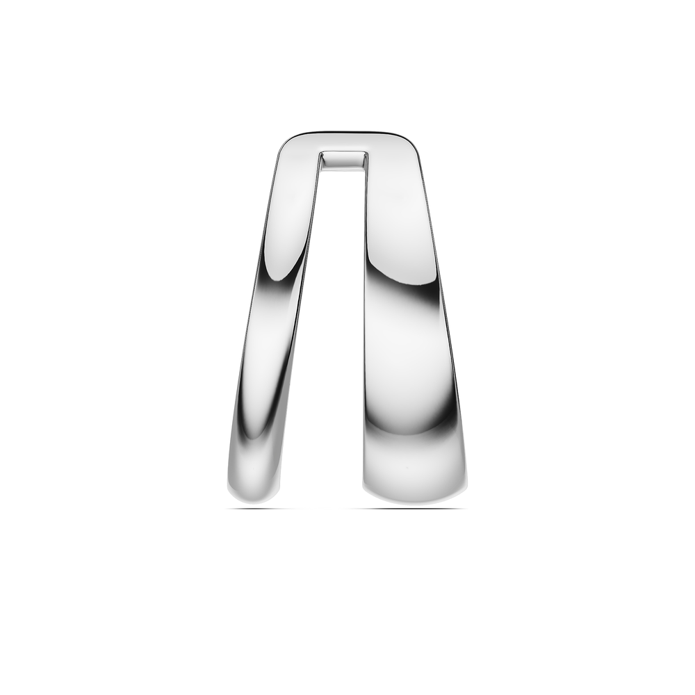 Basics Nemi Ear Cuff in 925 sterling silver, side view 2