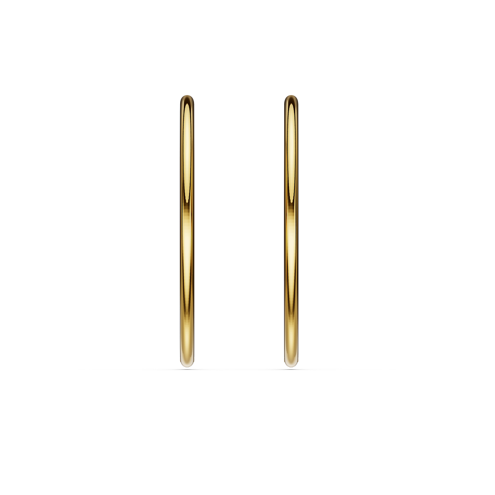 Basics Cefalu Earrings in 18kt gold vermeil over 925 sterling silver, front view