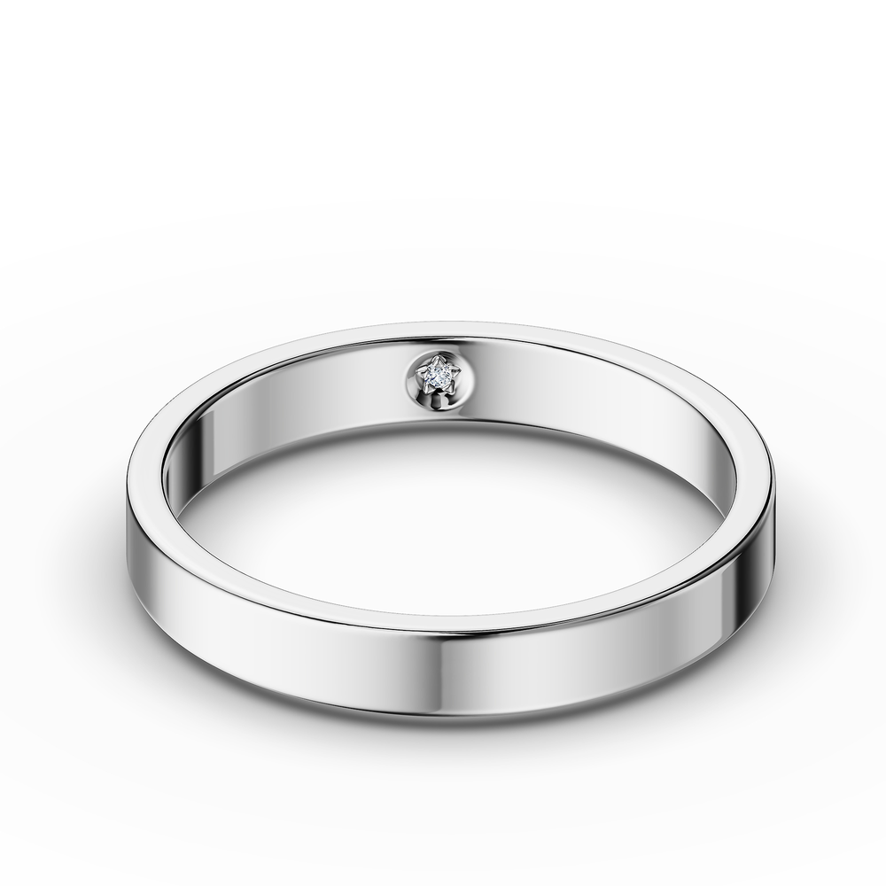 Basics Vulcano Ring in 925 sterling silver, top view