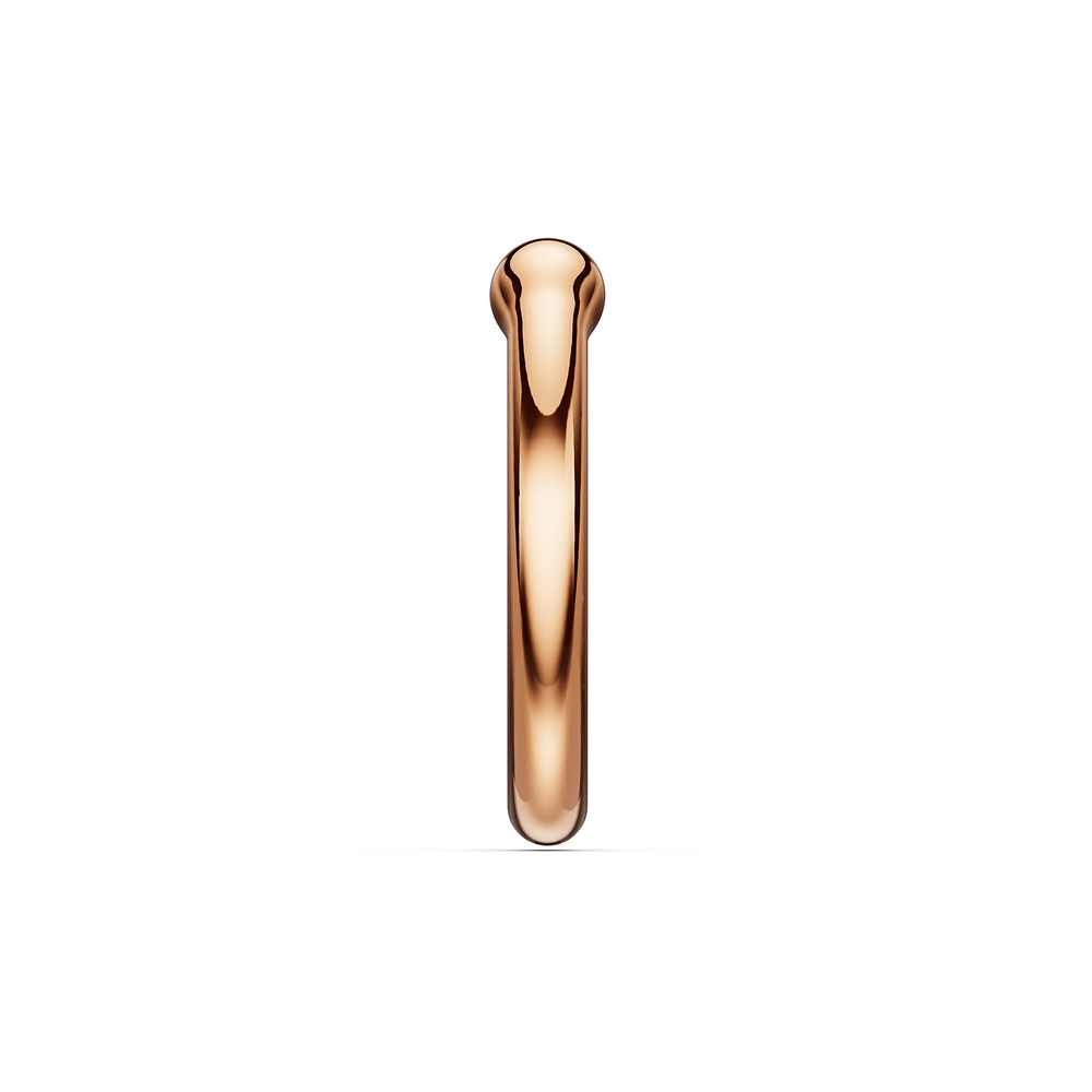Basics Tremezzo Ear Cuff in 18kt rose gold vermeil over 925 sterling silver, side view 2