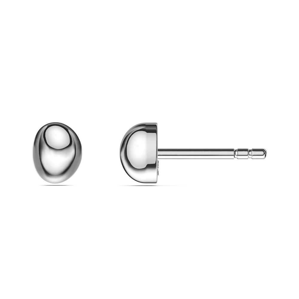 Basics Limone Earrings in 925 sterling silver, side view
