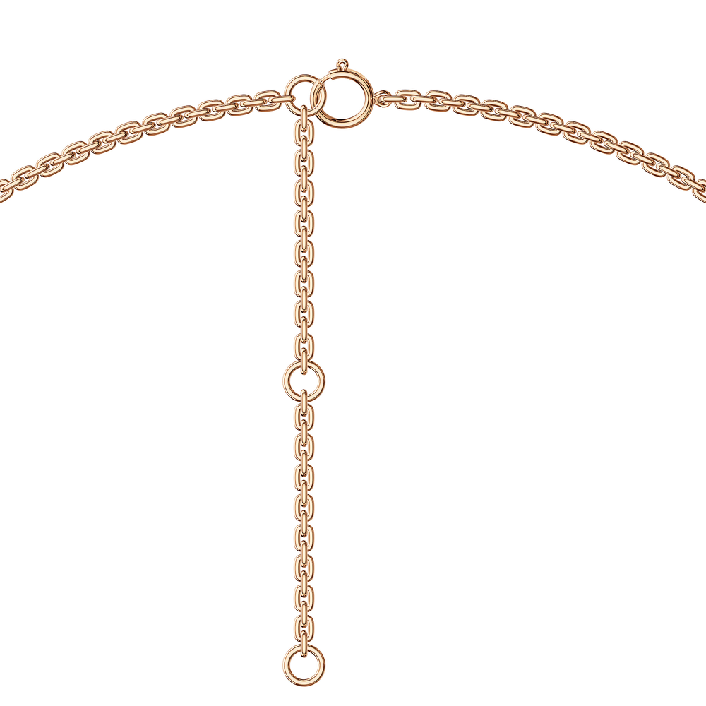 Basics Murano Chain in 18kt rose gold vermeil over 925 sterling silver, close-up