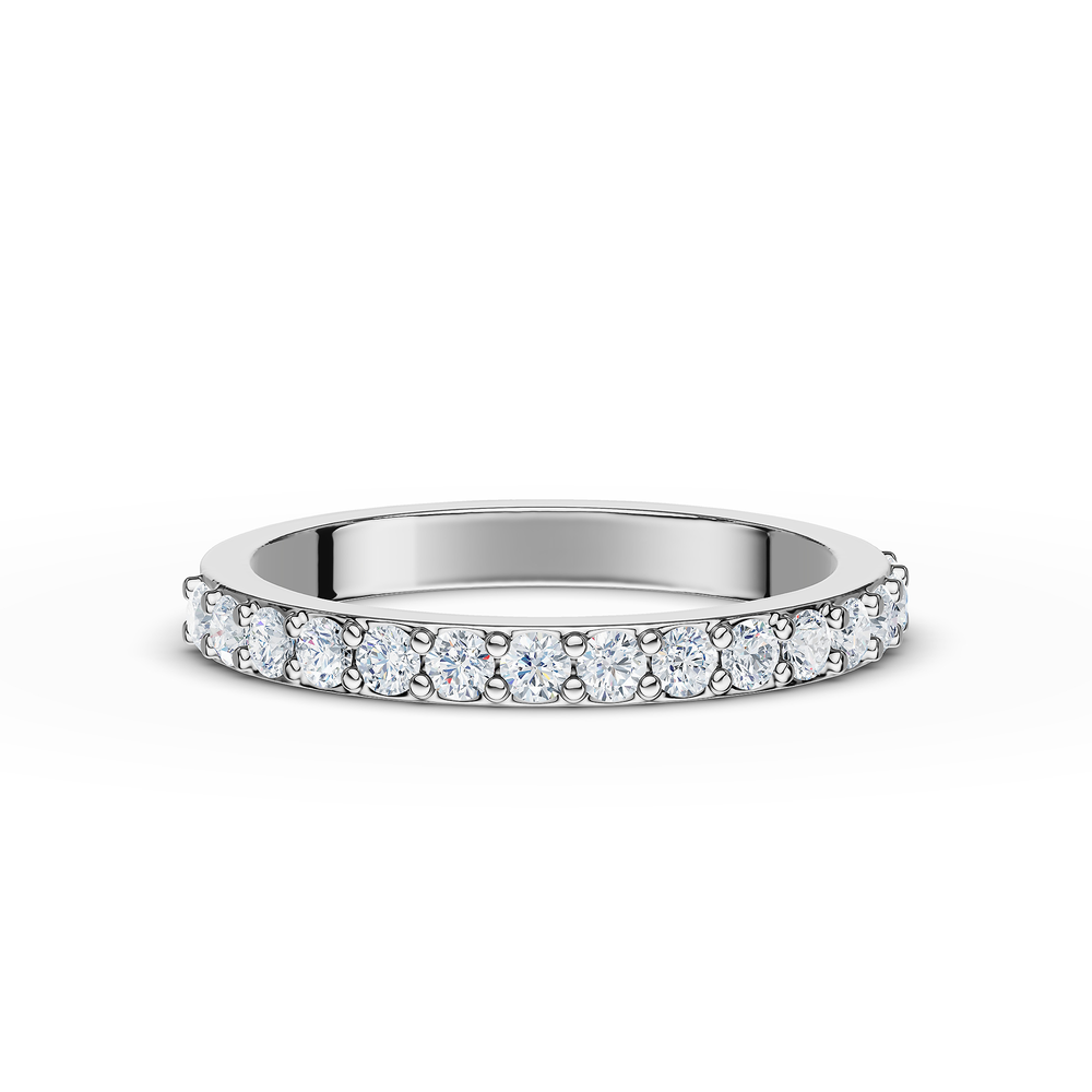 Tennis Favilla Ring in 925 sterling silver, top view