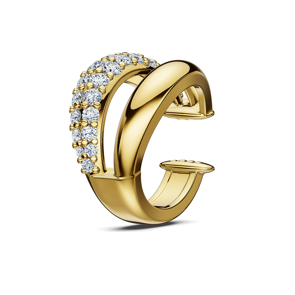 Basics Tropea Ear Cuff in 18kt gold vermeil over 925 sterling silver