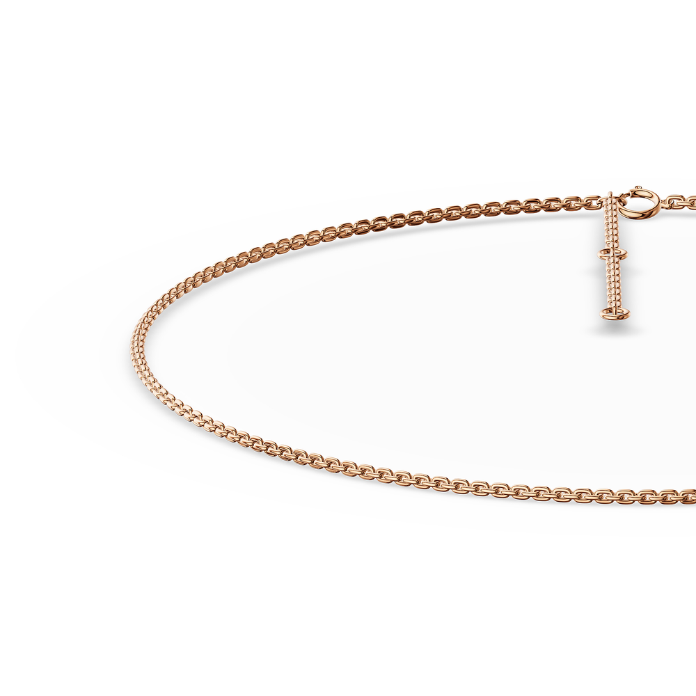Basics Scopello Chain in 18kt rose gold vermeil over 925 sterling silver, close-up